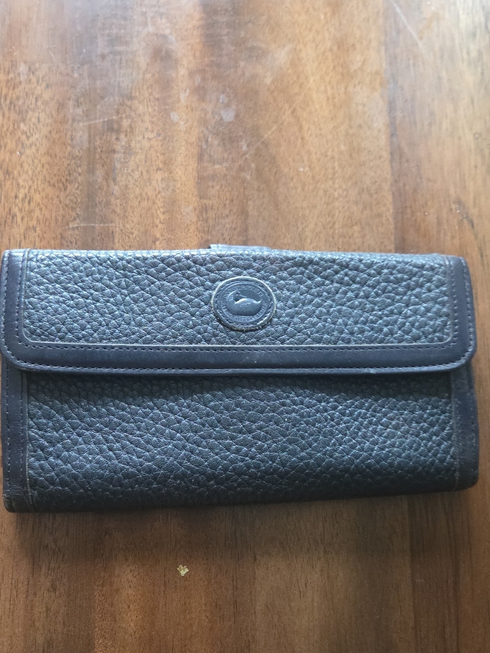 Dooney & Bourke All-Weather Leather Bifold Wallet Blue